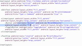 Android Application Development Tutorial   23   XML ToggleButton, WeightSum, and Layout Weight