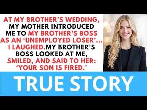 At My Brother’s Wedding, My Mother Introduced Me As The ‘Unemployed One Who...| Fluffy Revenge