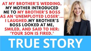 At My Brother’s Wedding, My Mother Introduced Me As The ‘Unemployed One Who...| Fluffy Revenge