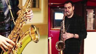 BONK! - Duet for 2 saxophones - two parts one player!