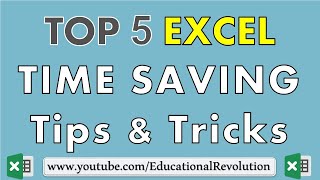 Famous Top 5 Excel Time Saving Tips and Tricks ~ Latest Net Worth