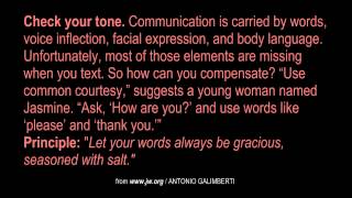 How to Show Texting Manners