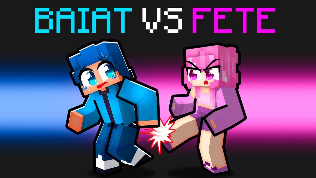 1 BĂIAT vs. 5 FETE În *AMONG US* ... !