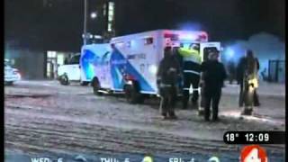 Stolen plow slams into Toronto officer