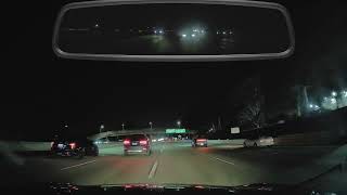 Driving San Diego to Los Angeles at Night via I-5 & 405 Freeways (Dashcam)