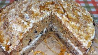 Fluffy Carrot Cake with cream Cheese Cooking with Vaso