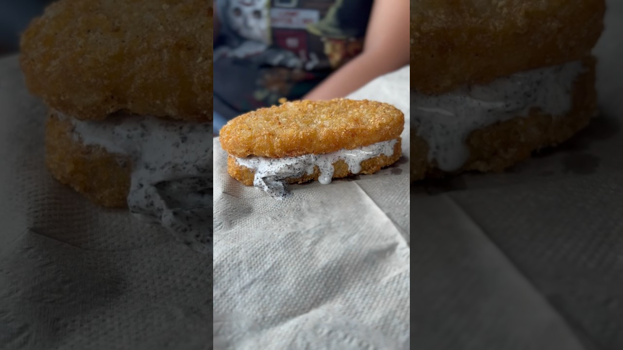 Mcdonald’s Hashbrown and Oreo Mcflurry Hack🍦