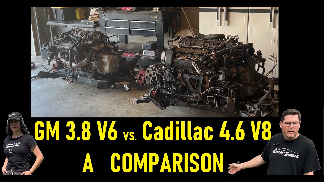 FIERO PROJECT: COMPARING Engines- GM 3.8L V6 | 4.6L Cadillac V8 SideBySide +What BRAKES TO USE?! Ep2