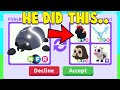 I traded a NEON BLACK SCARAB in Adopt Me!