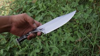 An Easy Way To Make A Twisted Handle-Knife From Steel Bar