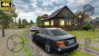 Mercedes C63 AMG & BMW M3 CS | Traffic Racer Open World Gameplay | 4K ULTRA  screenshot 5