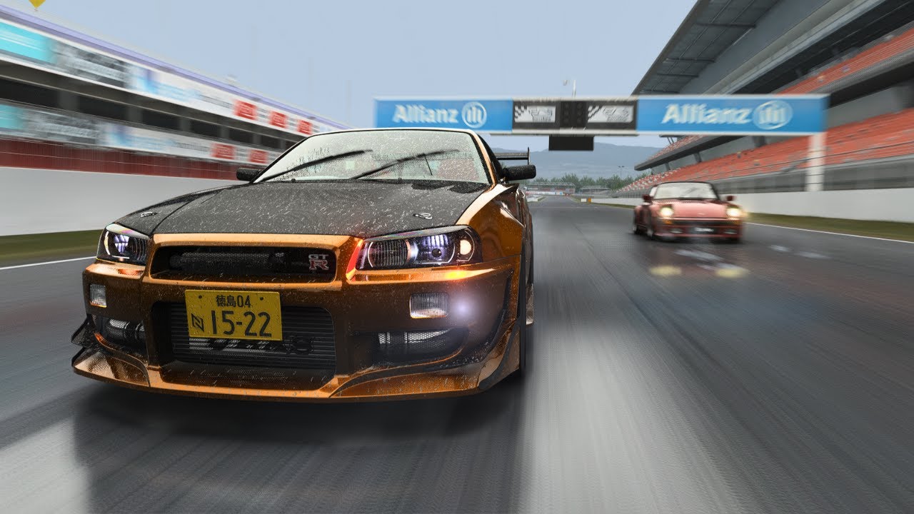 Nissan Skyline GT-R R34 V-Spec | No Hesi Spec - Assetto Corsa - YouTube