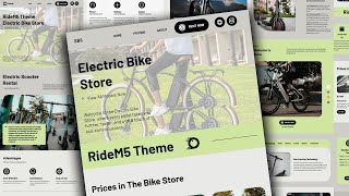 Bike Shop Website Template | Create a bike store website in less than 5 minutes | RideM5 Mobirise screenshot 4