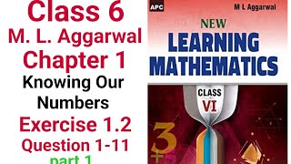ml aggarwal class 6 math solution chapter 1(Knowing our numbers) exercise 1.2  question 1-11 part 1 screenshot 4