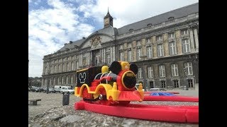 Juguetes De Trenes Mickey Mouse Western Locomotive At Archéoforum, Liège, Belgium 01815 Es
