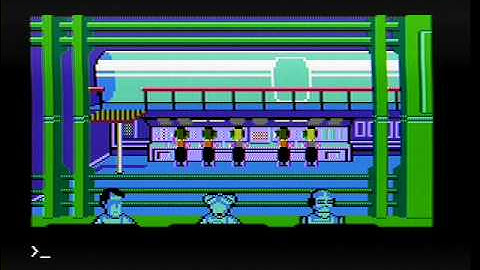 Space Quest II in Composite Colour (IBM PC/XT capture)