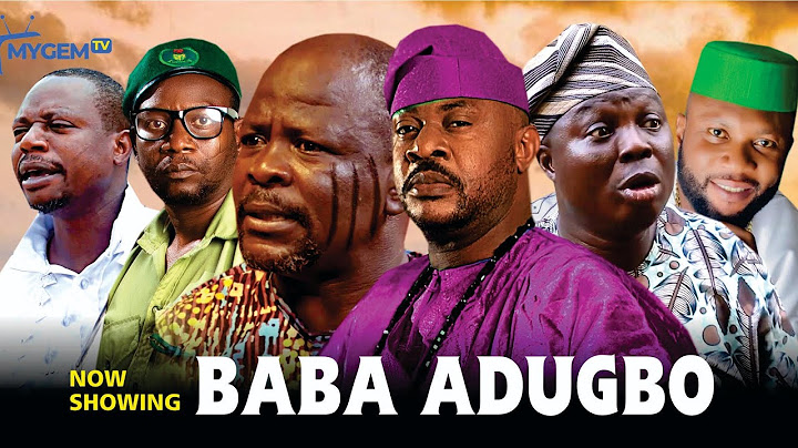 BABA ADUGBO Yoruba Movie 2025- Odunlade Adekola, Tunde Usman, Bolaji Amusan, Afeez Abiodun, Ogboluke