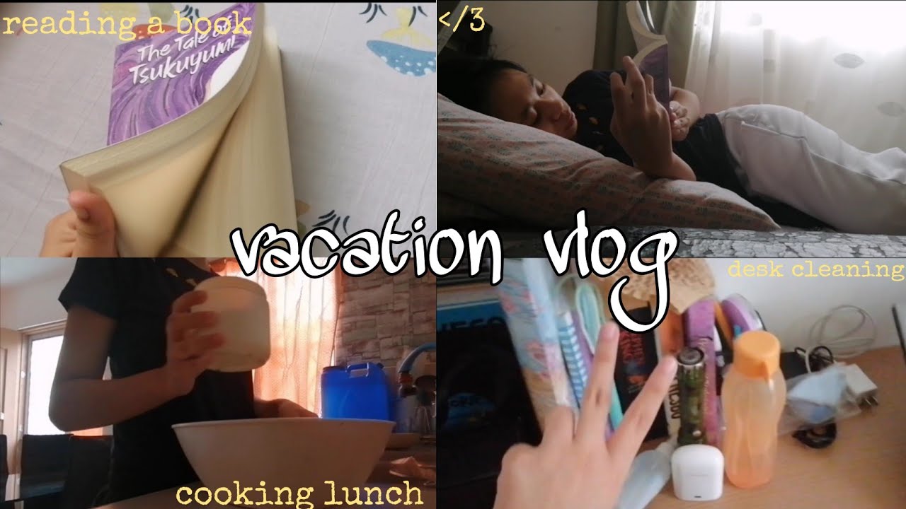 VACATION VLOG 💛 cooking, reading a book, and desk cleaning|AL Agresor(Philippines)