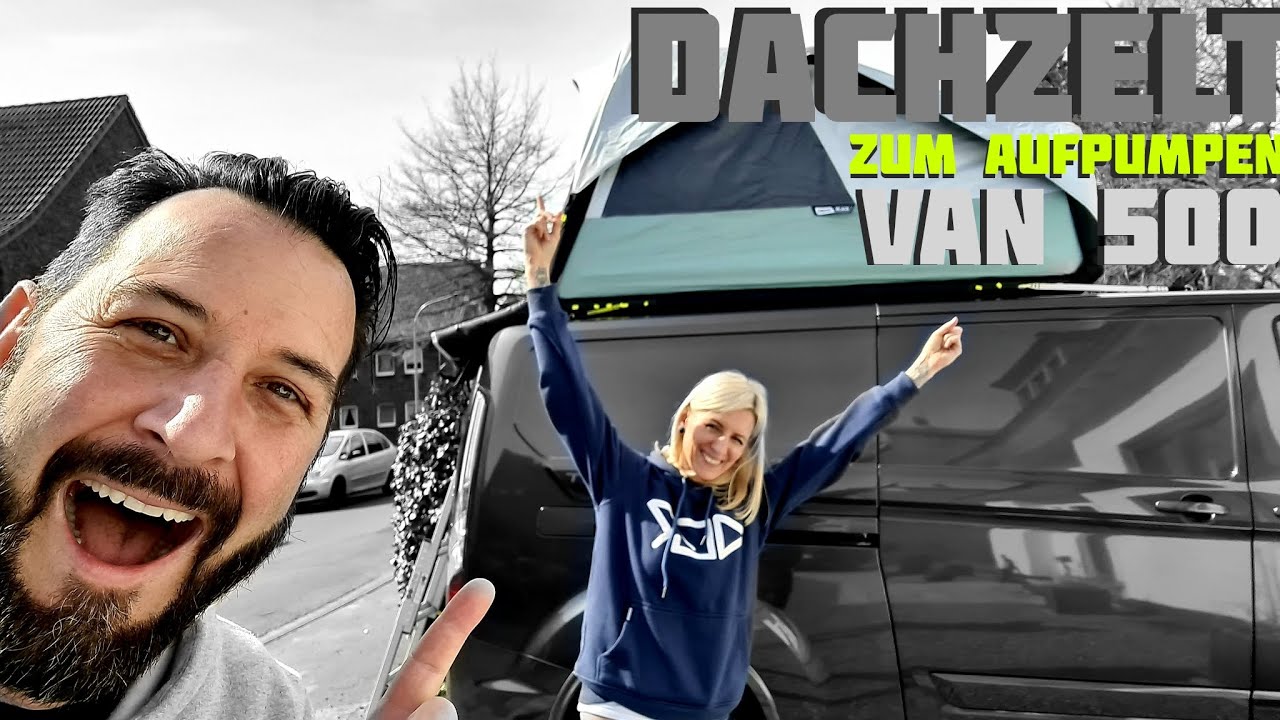 Unser neues Dachzelt zum aufpumpen
