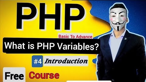 What is php variable 🔥  |  variable kya hai  #4 | PHP tutorial in Hindi | by Techcordy