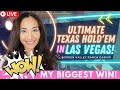 Straight flush my biggest win  ultimate texas holdem live in las vegas at green valley ranch
