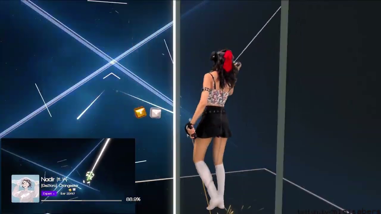 Nadir, mapped by Ge2toro:) // Beat Saber Mixed Reality Twitch Streamer