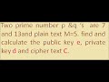 Learn How to Solve RSA Cryptography Problems with Step-by-Step Example 🔐