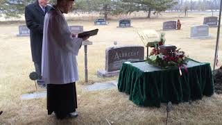 Marjorie Clemens Committal Service