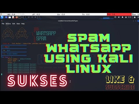 Send Spoof WhatsApp SMS Using Kali Linux 2024 Spam WhatsApp 2024