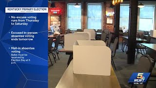 Key dates to know with 1 week until Kentucky primary election
