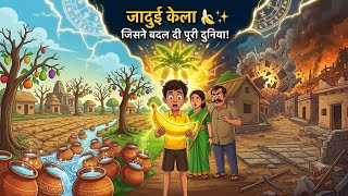 Jadui Kela 🍌✨ | Gareeb Ramu Ki Zindagi Badalne Wala Jadoo | Hindi Moral Story