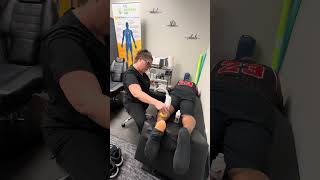This is an example of Softwave therapy and sports being a perfect match. Heal faster reduce pain. 