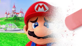 Mario, but Levels Get Erased