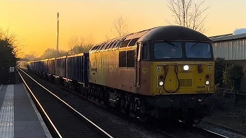 Class 56 | 56049 ‘Robin of Templecombe’ | Thrash & Tones | Colas | Tutbury & Hatton | 07/04/23
