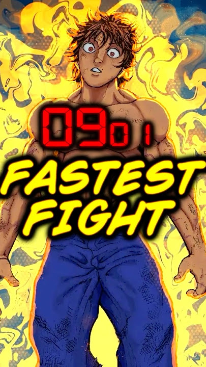 The FASTEST Fight In Baki #bakihanma #baki #bakirahen #shorts #bakimanga #manga #short #sukune