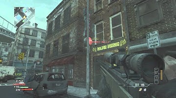 MW3 Intersection Quick Scope No Scope Montage!