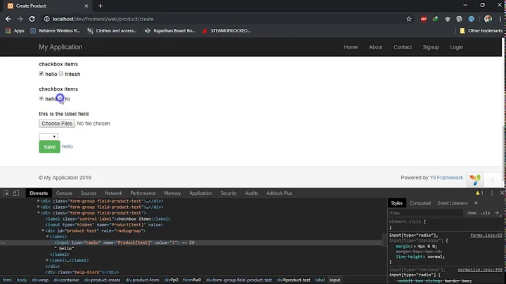 Yii2 Framework Lesson - 5 - ActiveForm