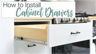 How to Install Drawers with Ball-Bearing Drawer Slides