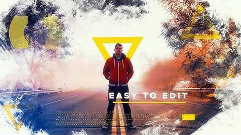 Grunge Brush Slideshow - After Effects Template