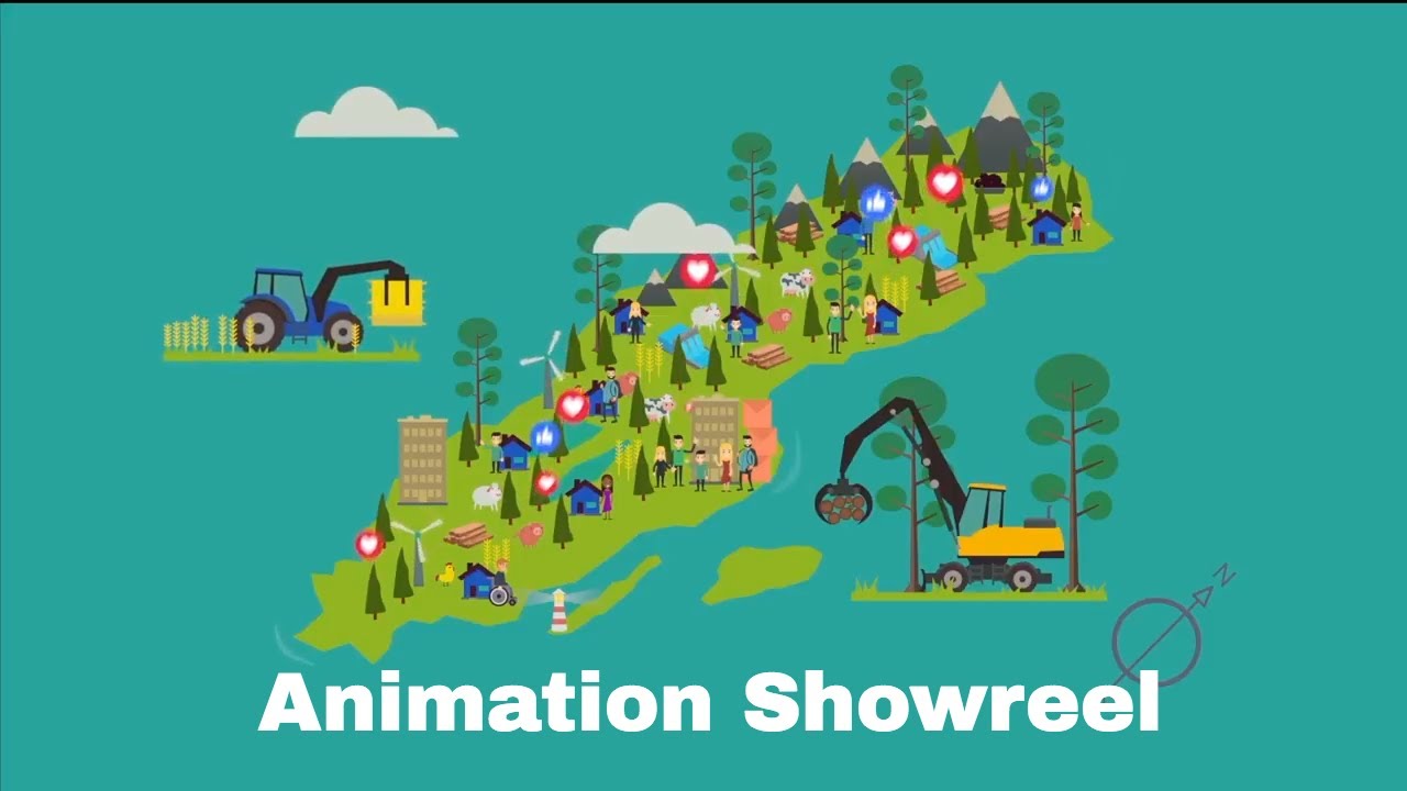 Apple Motion 5 Infographic Animation Blender3d Showreel Youtube