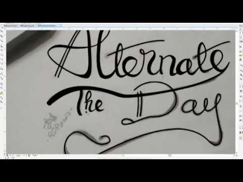 Membuat Desain  Typography Lettering dengan  CorelDRAW  YouTube