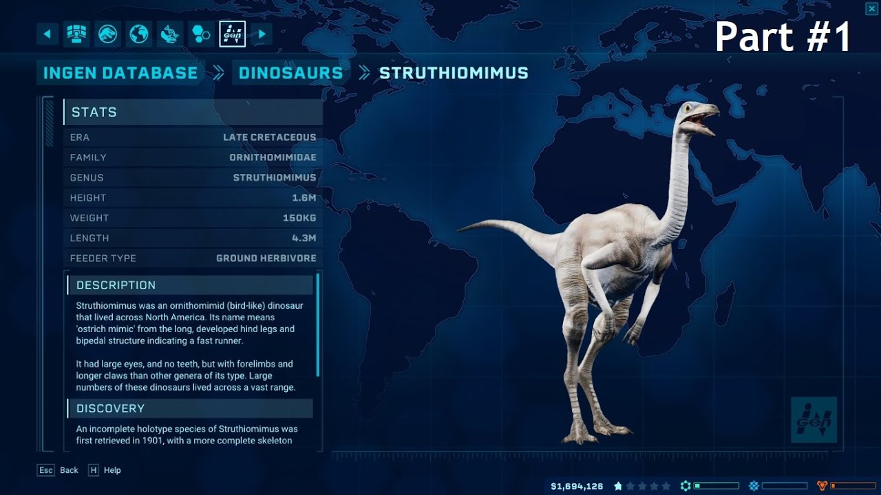 Jurassic World Evolution Part #1 Beginning of Dino Park - YouTube