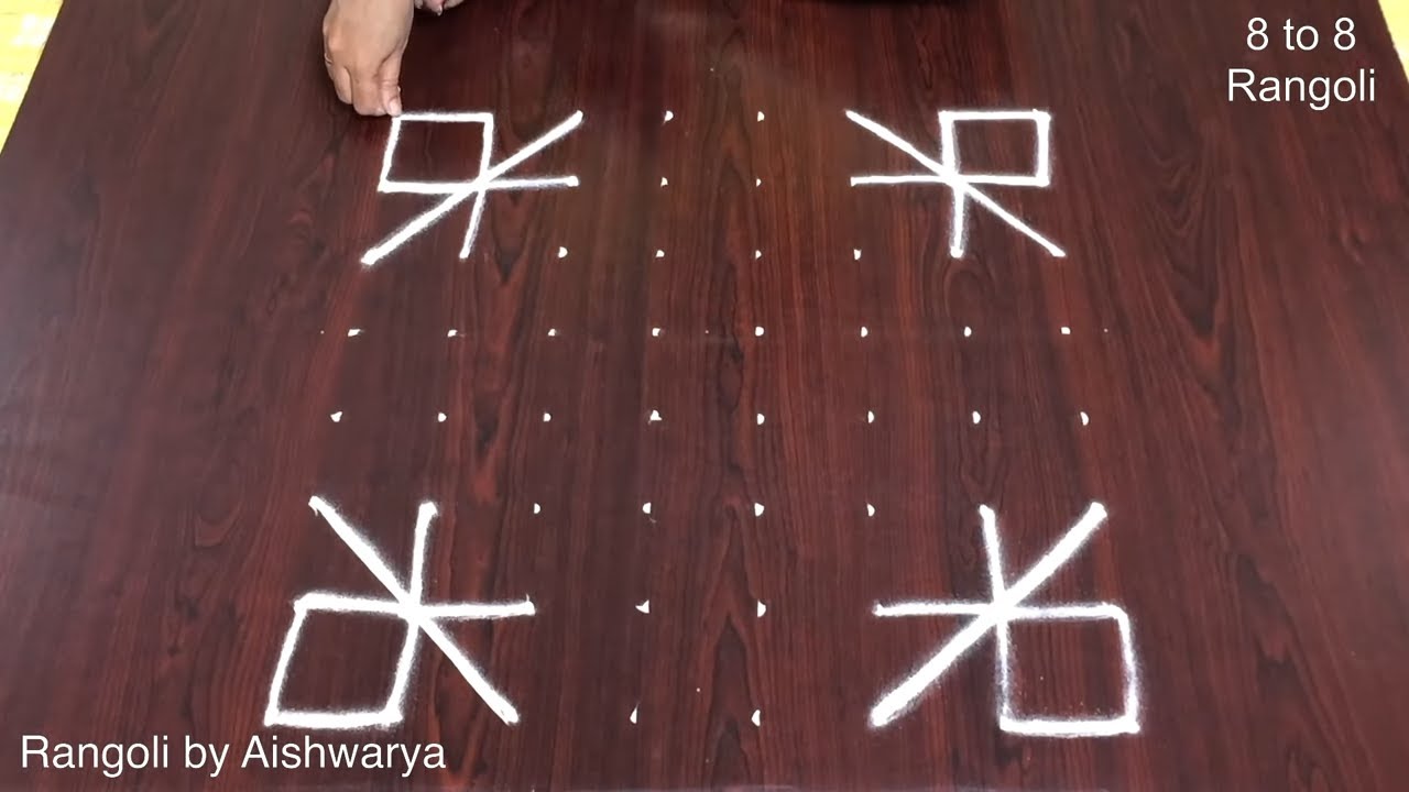 Mahashivratri Special Flowers Rangoli