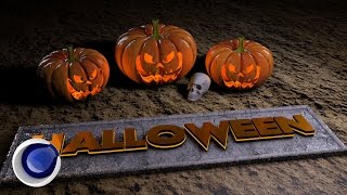Эффектная композиция к хэллоуину в Cinema 4D (Halloween scene in Cinema 4D) screenshot 5