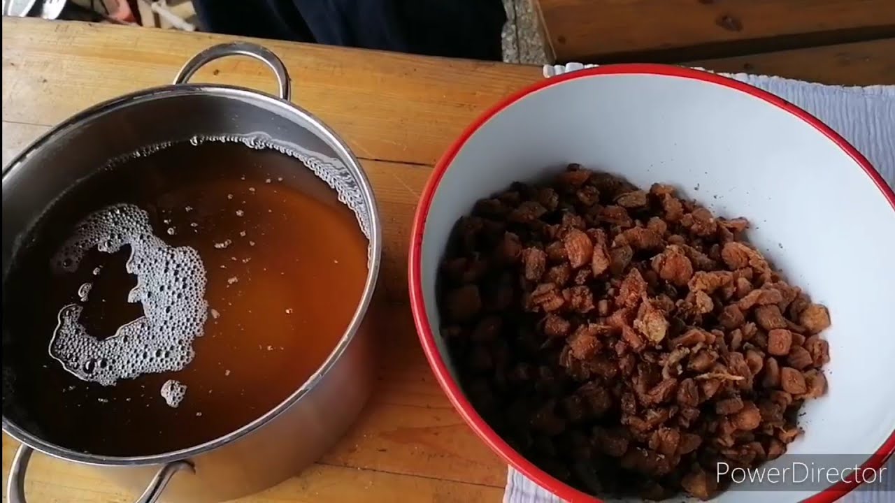 Hausgemachtes Schmalz/Domaća mast i čvarci