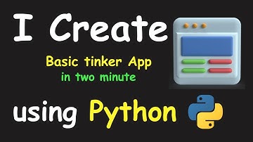 I CREATE BASIC TKINTER APP IN 2 MIN USING PYTHON & LEARN TKINTER PYTHON