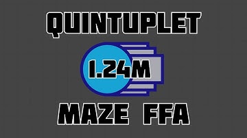 Arras.io - Quintuplet 1.24 Million Score (Maze) | Beta Test Series #1