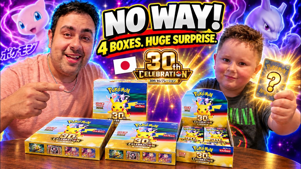 4 Japanese Pokémon 30th Anniversary Boxes… We Couldn't Believe