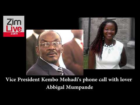 Vice President Kembo Mohadi's leaked phone call with married lover Abbigal Mumpande