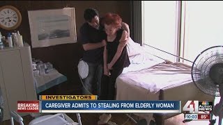 Caregiver admits she stole from elderly woman